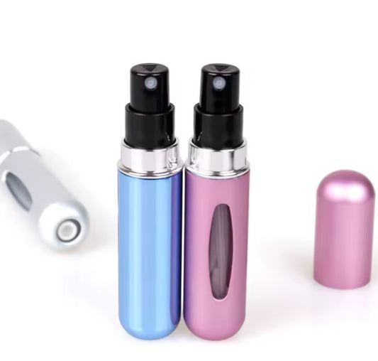 Mini botella de Perfume recargable, botella cosmética portátil